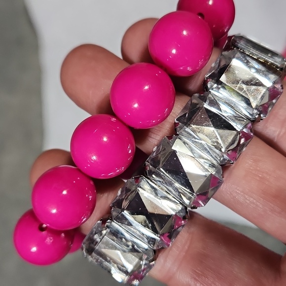 Vintage bracelet lot bangles and stretch bundle for discount - Picture 4 of 4